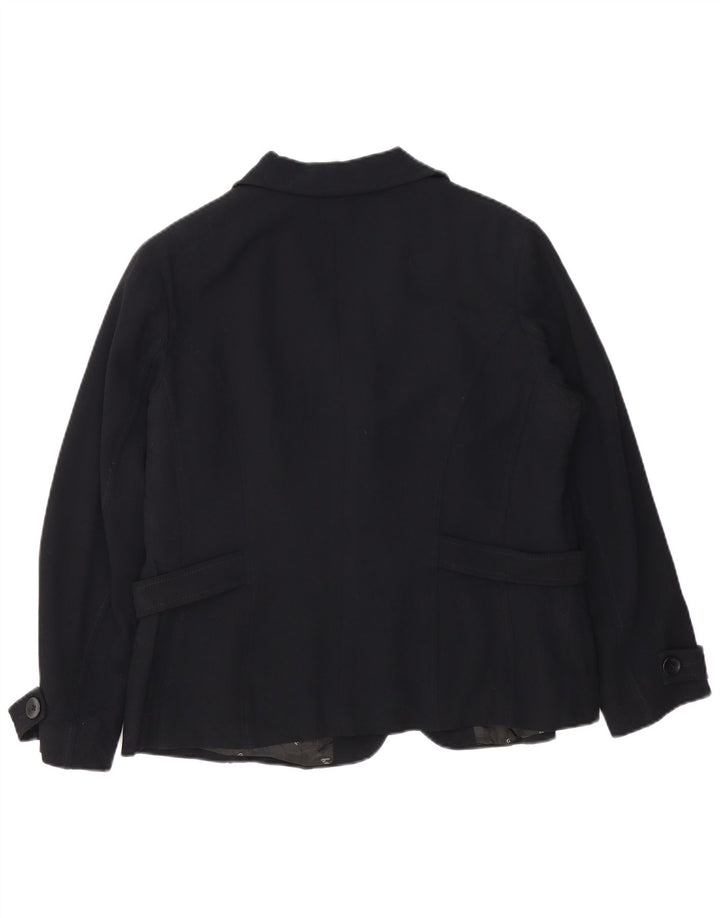 Liu Jo Chaqueta Blazer de 2 Botones para Mujer IT 52 2XL Acetato Negro