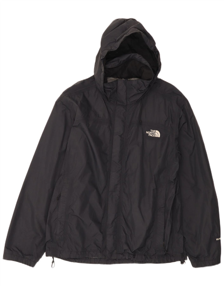The North Face Chaqueta impermeable con capucha Hyvent para hombre UK 38 Medium Black Nylon