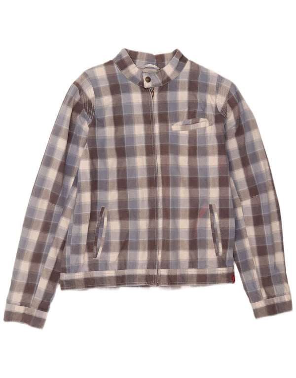 Levi's Chaqueta bomber estampada para niños 13-14 años Azul a cuadros