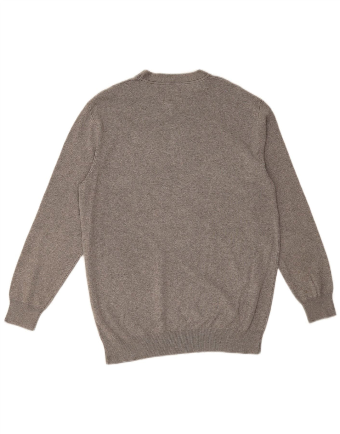 ZARA Hombre Jersey Cuello Redondo Jersey Grande Viscosa Gris