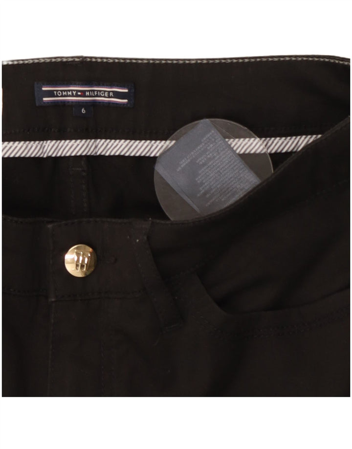 TOMMY HILFIGER Pantalones casuales Milan RW para mujer US 6 Medium W28 L27 Negro