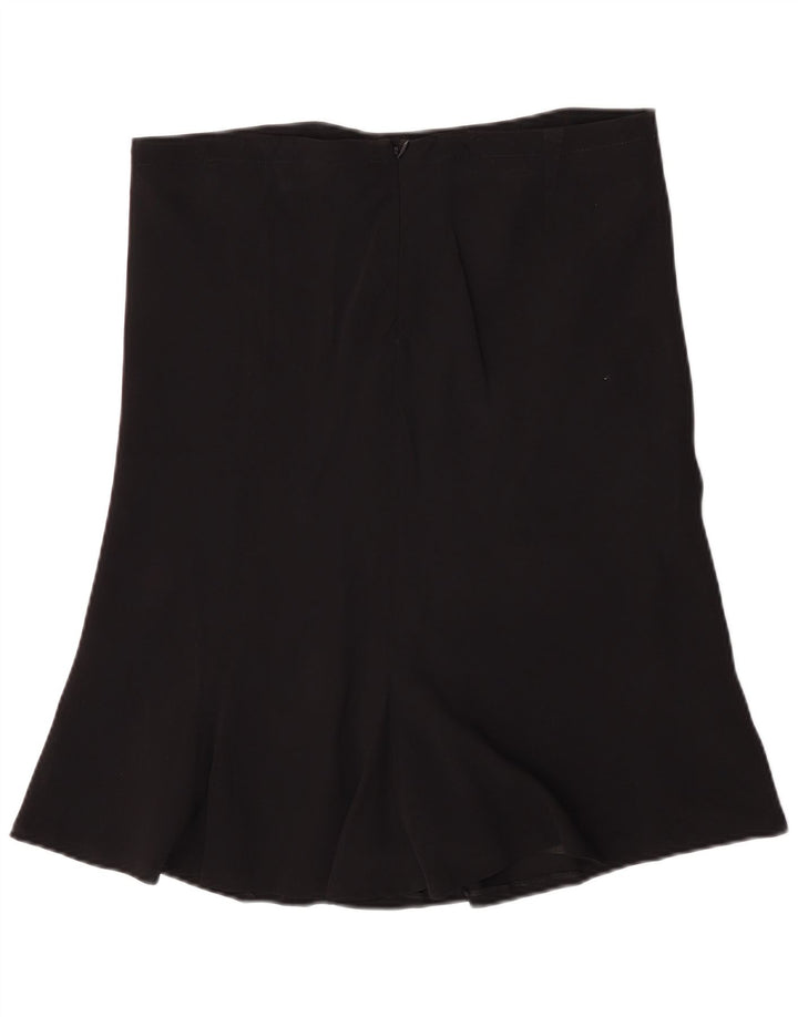 Alexander Mcqueen Falda Acampanada para Mujer IT 46 Grande W34 L25 Negro Clásico