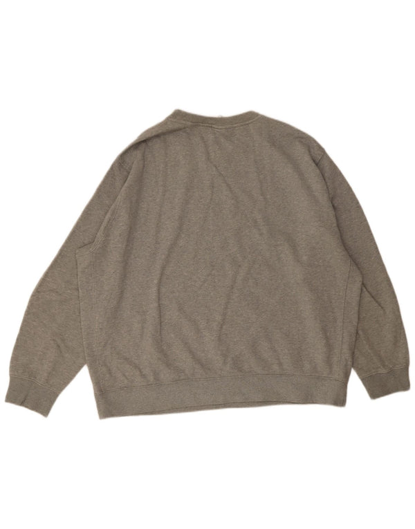 Nike - Sudadera para hombre, talla 2XL, algodón moteado gris