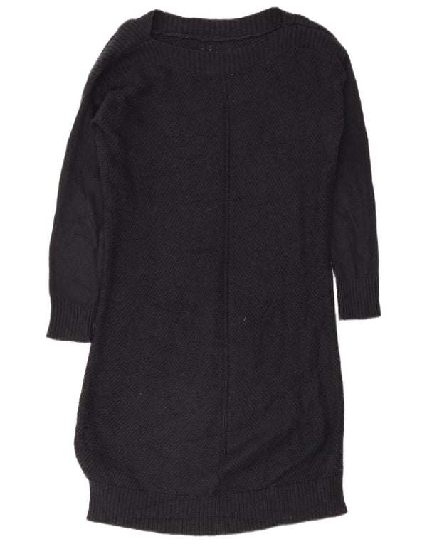 Vestido tipo jersey de manga larga para mujer de Fat Face UK 40 Small Azul marino Algodón