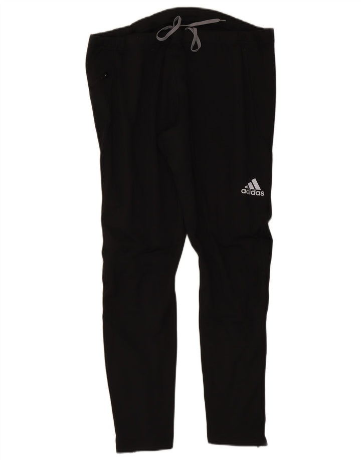 Adidas - Pantalón de chándal Climawarm para hombre, talla 2XL, poliéster negro