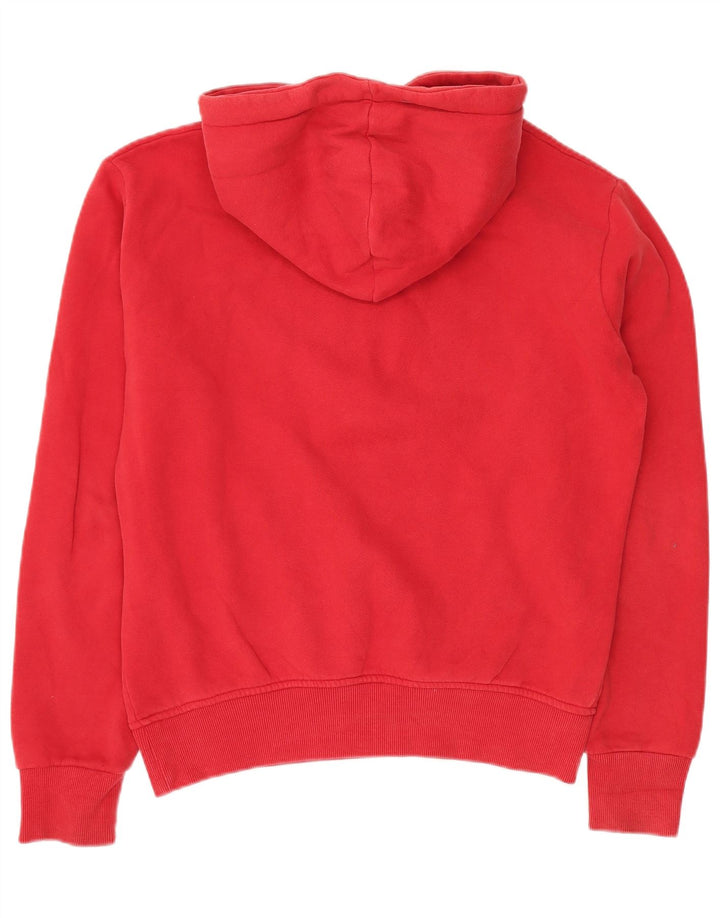SUPERDRY Jersey con capucha y estampado gráfico de algodón rojo medio para hombre