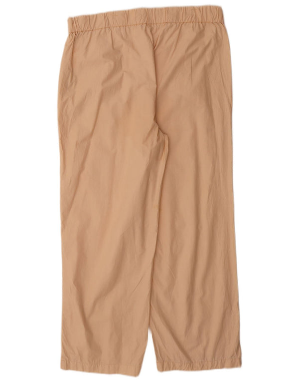 Marks & Spencer Pantalones Casuales Rectos para Mujer UK 40 Large W34 L29 Beige
