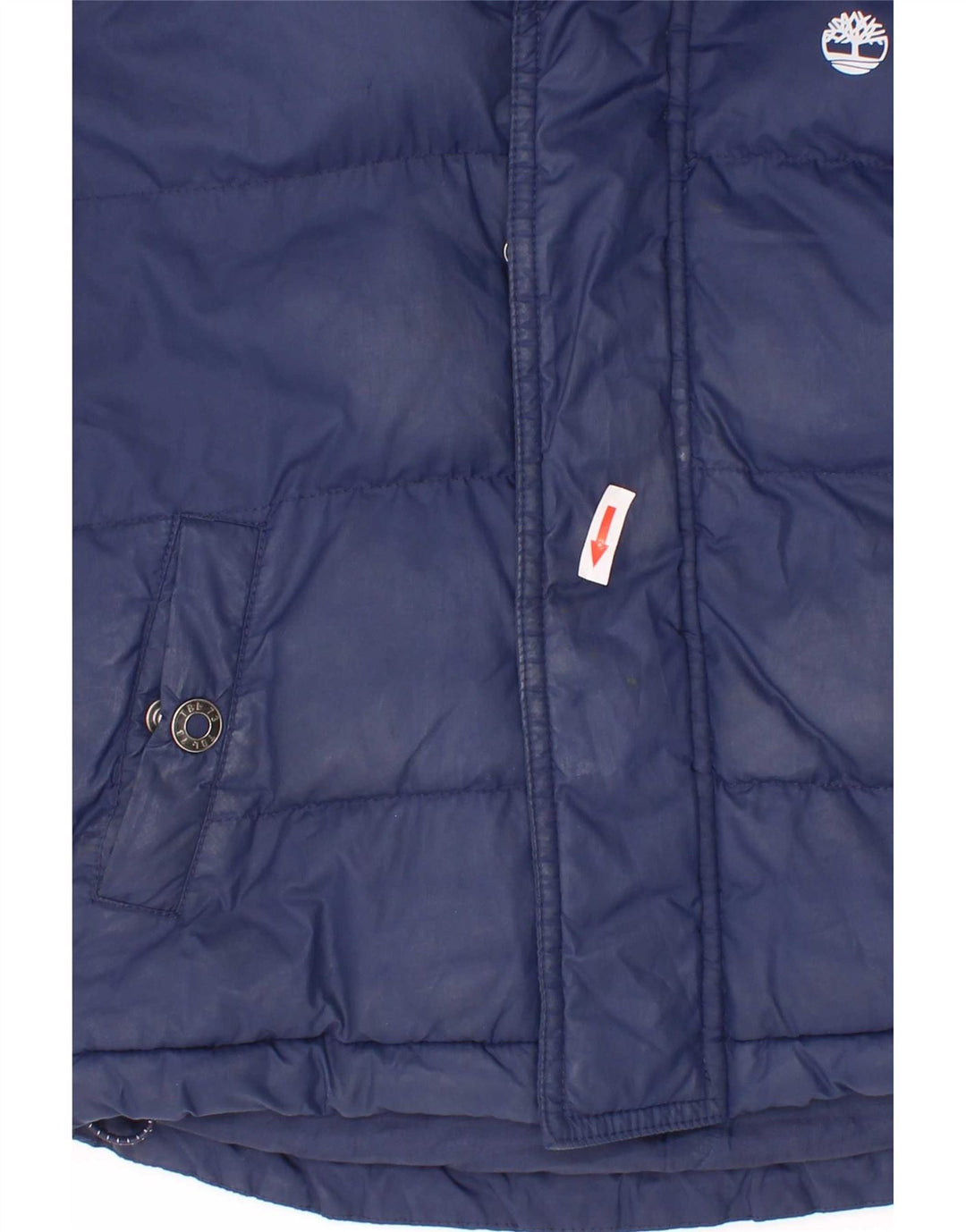 Timberland Chaqueta Acolchada Con Capucha Niño 4-5 Años Azul Marino Poliéster