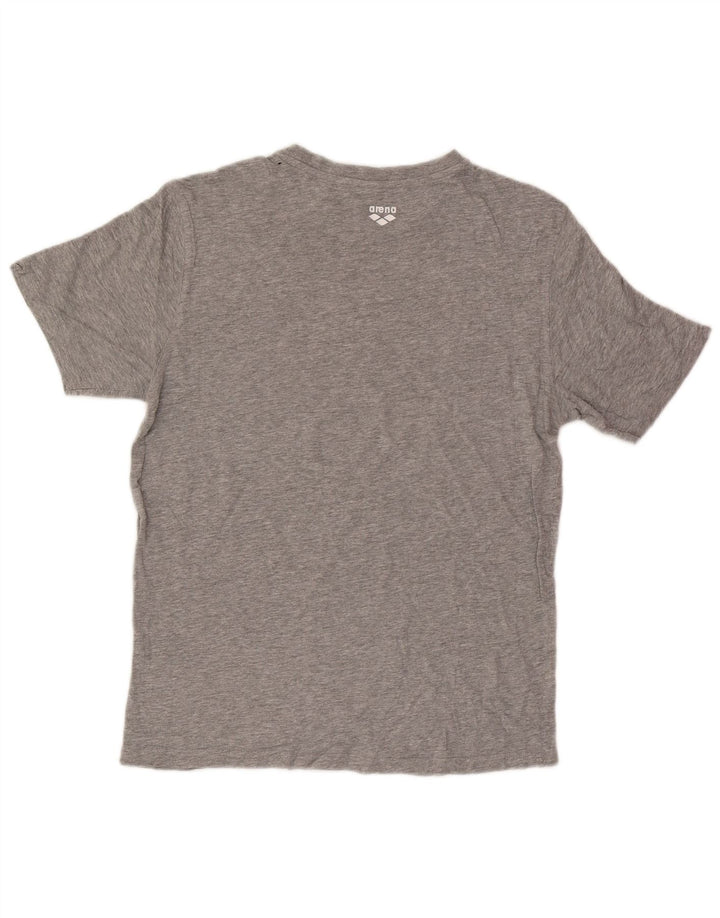 Arena - Camiseta gráfica para hombre, talla pequeña, gris