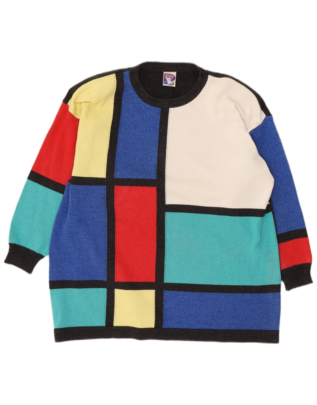 Yessica Jersey de cuello redondo para mujer EU 44/46 Large Multicolor