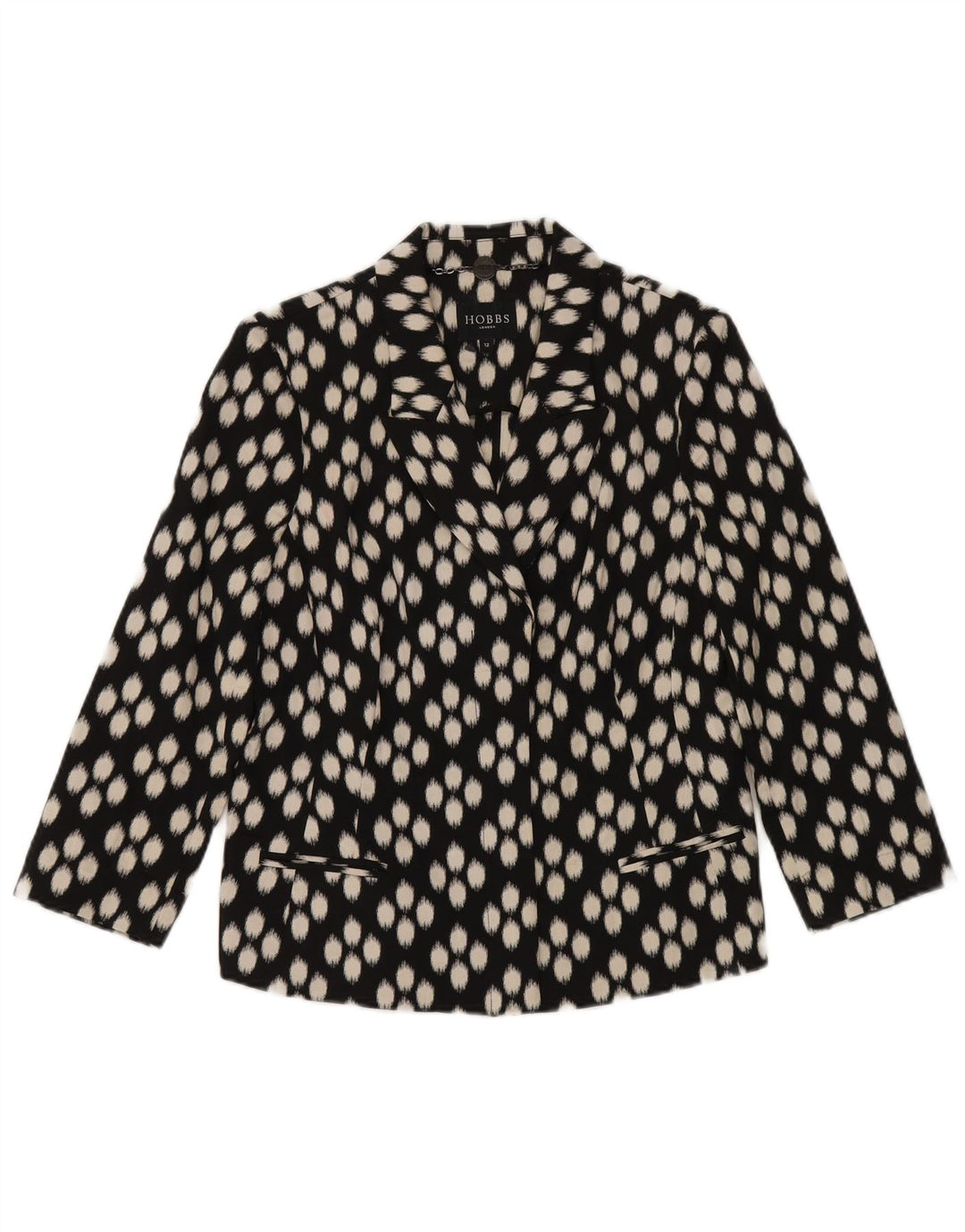 Hobbs Chaqueta tipo blazer abierta de manga 3/4 para mujer