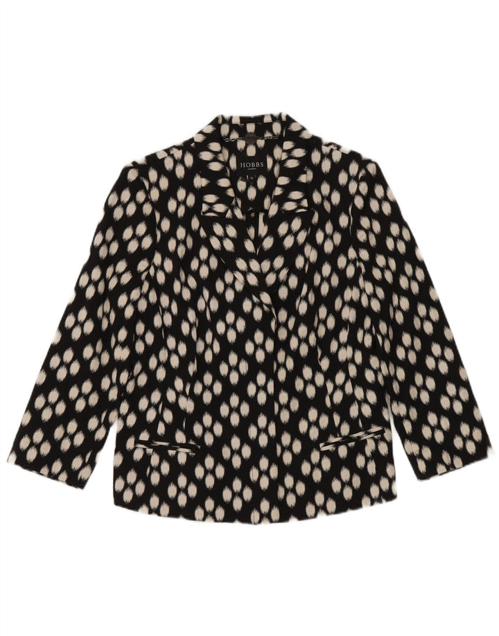Hobbs Chaqueta tipo blazer abierta de manga 3/4 para mujer