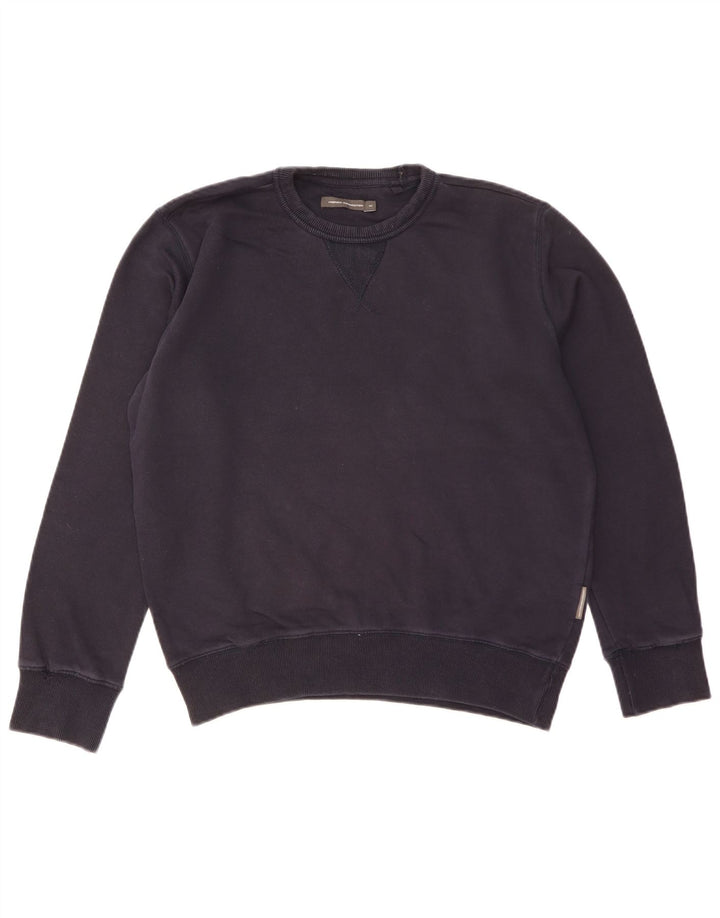 FRENCH CONNECTION Sudadera Hombre Jersey Medio Azul Marino Algodón