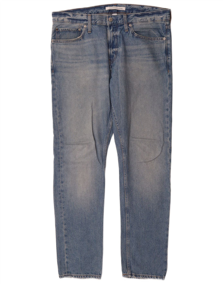 Calvin Klein Jeans ajustados para hombre W34 L32 Algodón azul