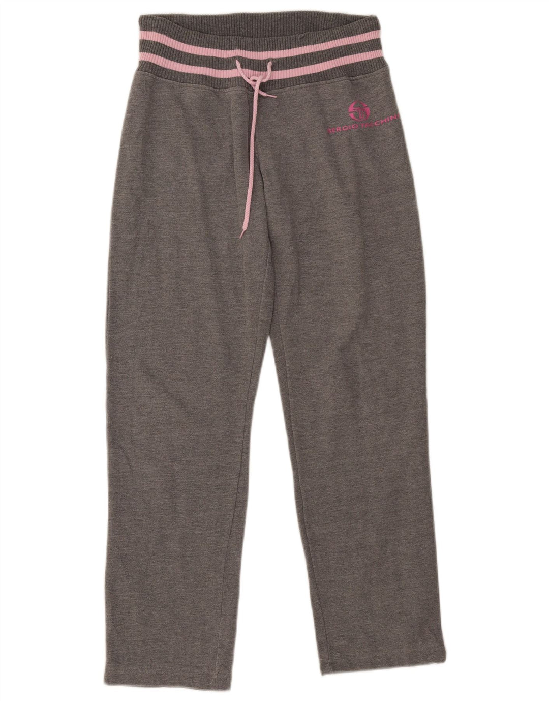 Sergio Tacchini Pantalones de chándal para mujer UK 44 Algodón gris medio