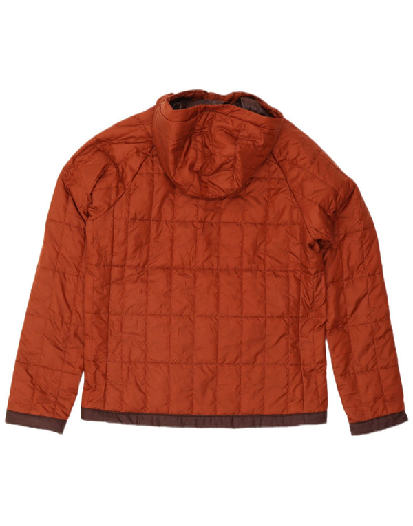 The North Face Chaqueta acolchada con capucha para hombre UK 38 Marrón medio