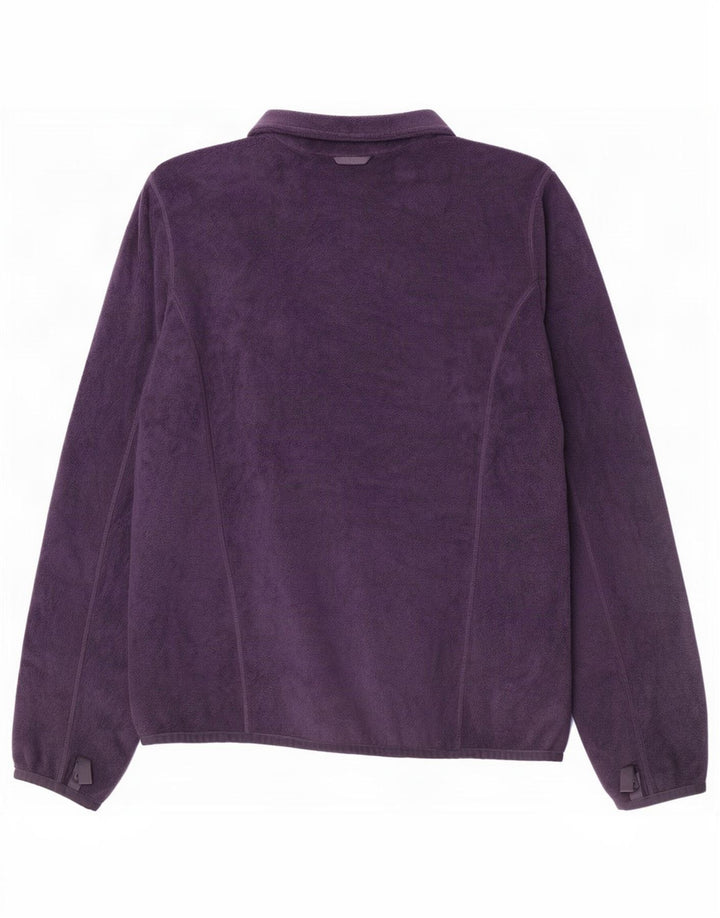 The North Face Chaqueta polar con forro para mujer UK 10 Small Púrpura Poliéster