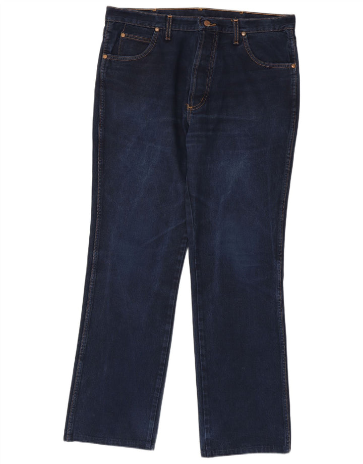 Wrangler Vaqueros rectos Evolution para hombre W36 L32 Algodón azul marino