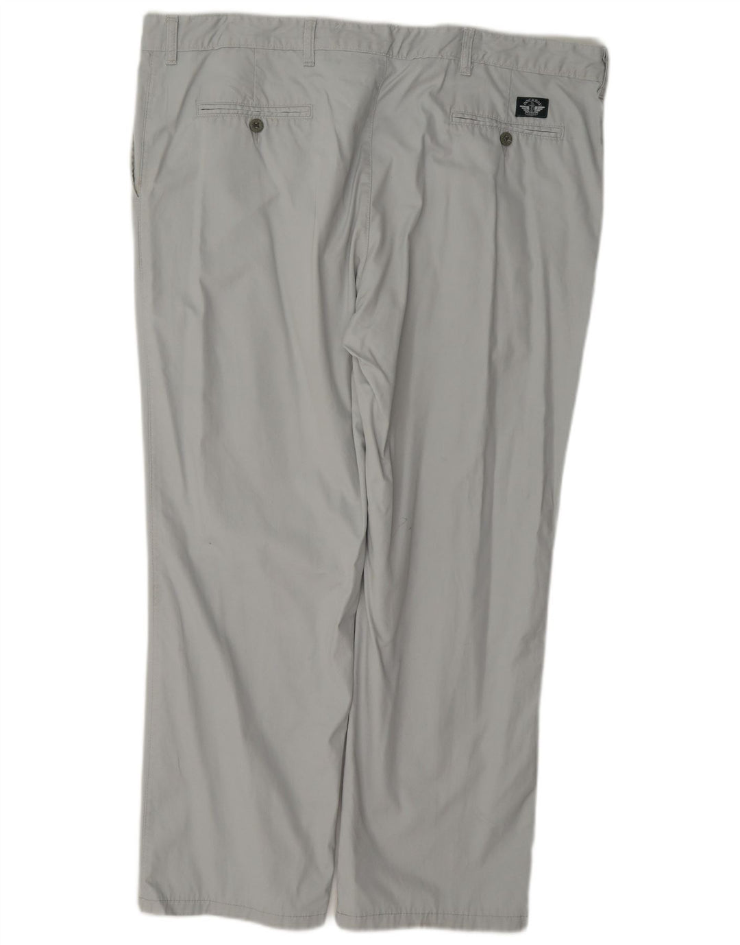 Dockers Pantalón chino con pinzas para hombre W42 L29 Gris