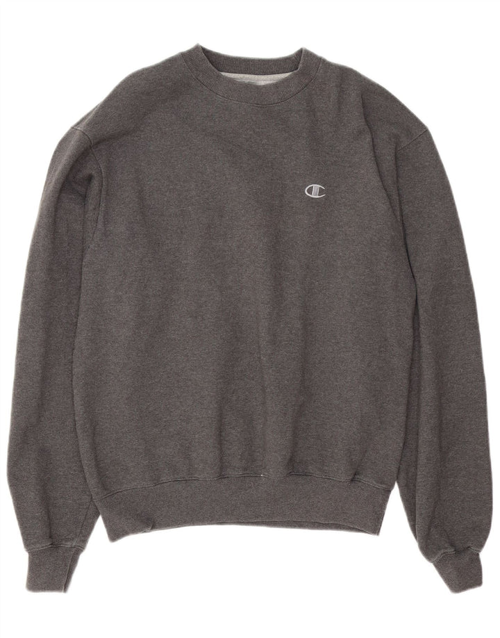 Champion Sudadera Jumper Gris Medio Algodón