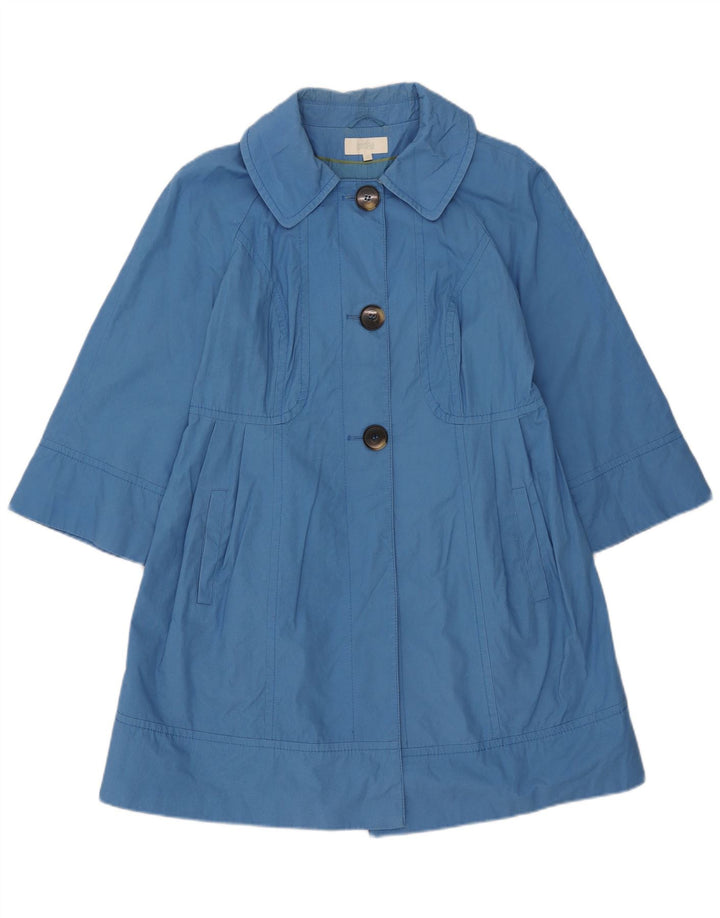 Marks & Spencer Abrigo de manga 3/4 para mujer UK 42 Algodón azul medio