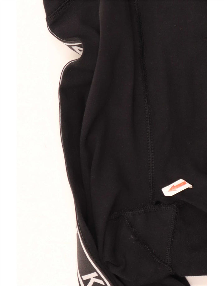 Kangol Leggings gráficos para mujer UK 42 Mediano Algodón negro