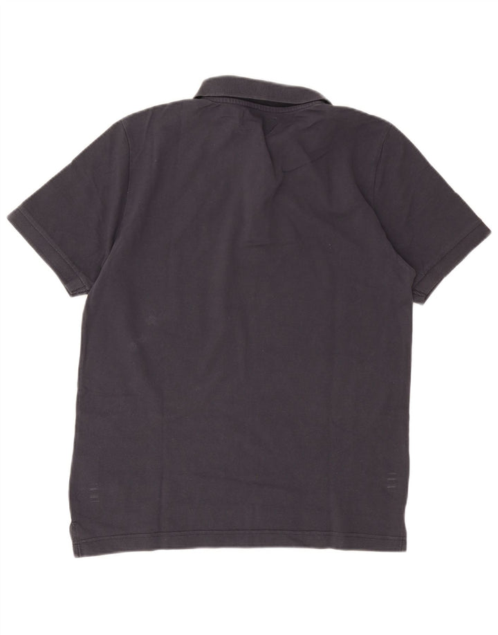 Polo Kappa Hombre Algodón Azul Marino Mediano