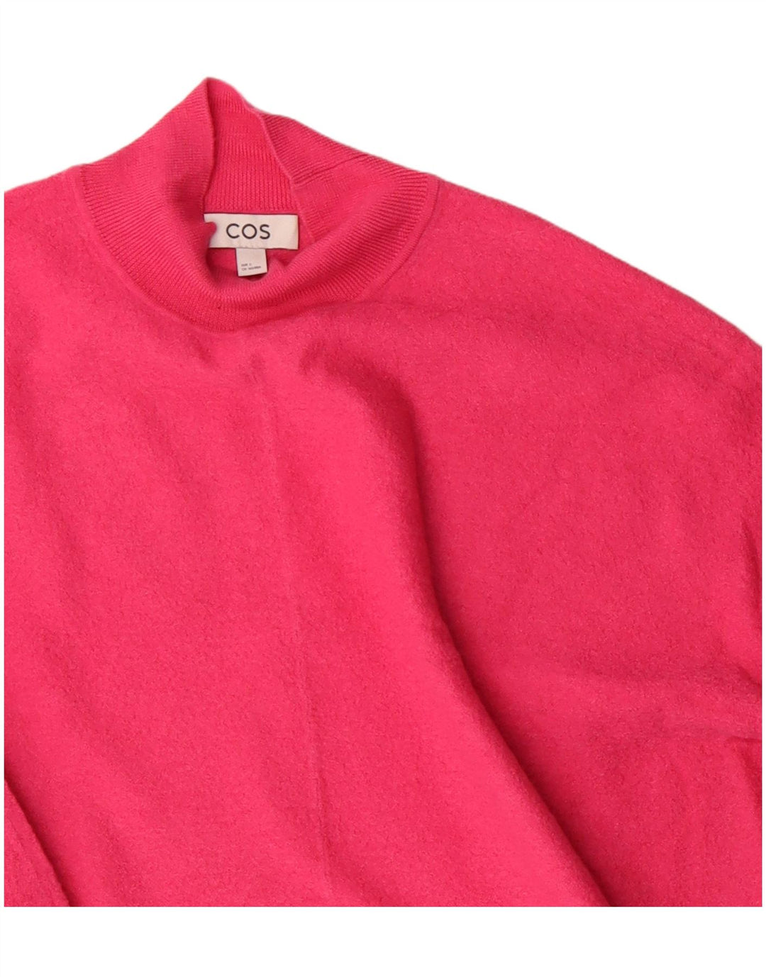 Cos - Jersey para mujer con cuello de tortuga, talla pequeña, color rosa