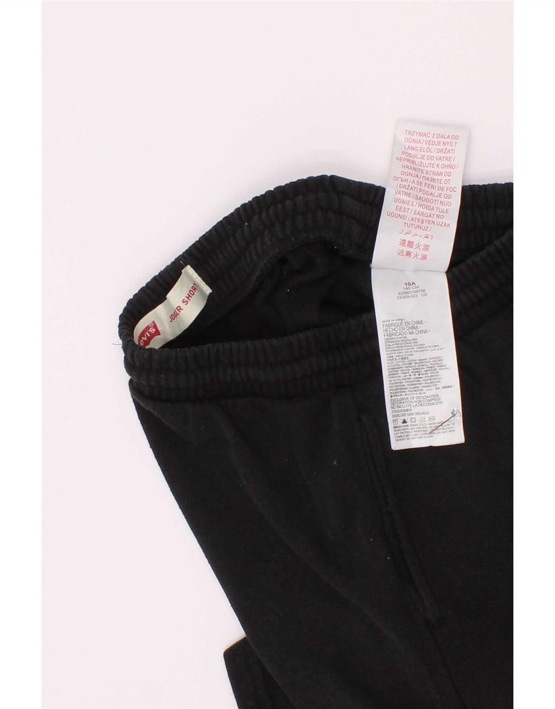 Levi's Shorts deportivos gráficos para niños 9-10 años Algodón negro