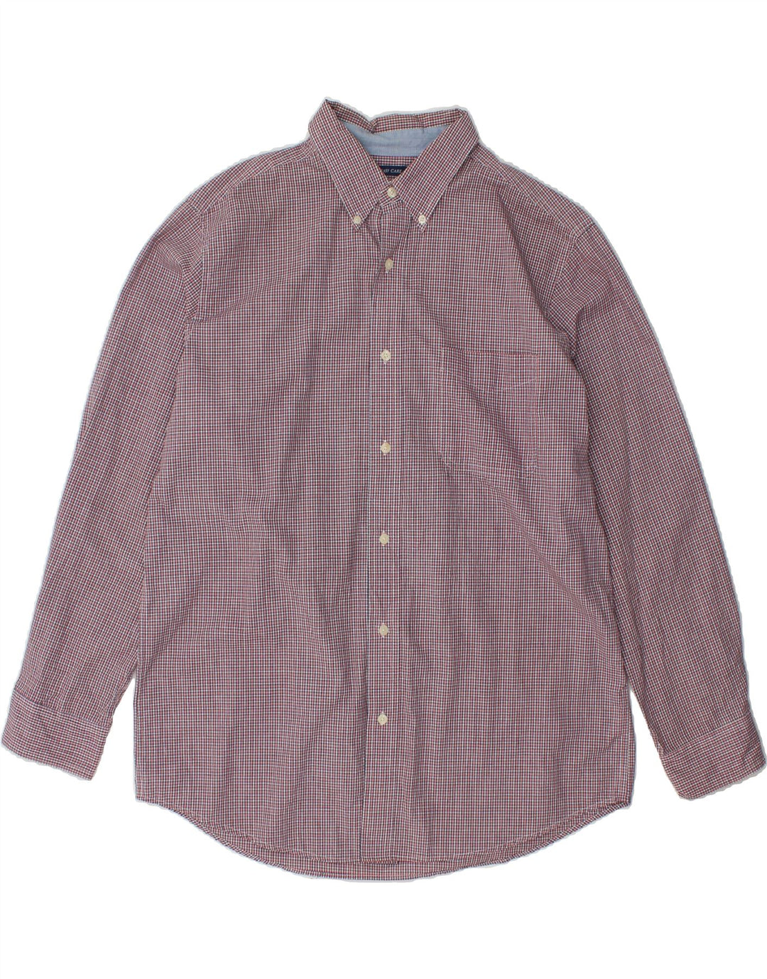 CHAPS Mens Grant Fit Checked  Flannel Shirt Large Red Check Cotton Vintage Chaps and Second-Hand Chaps from Messina Hembry 