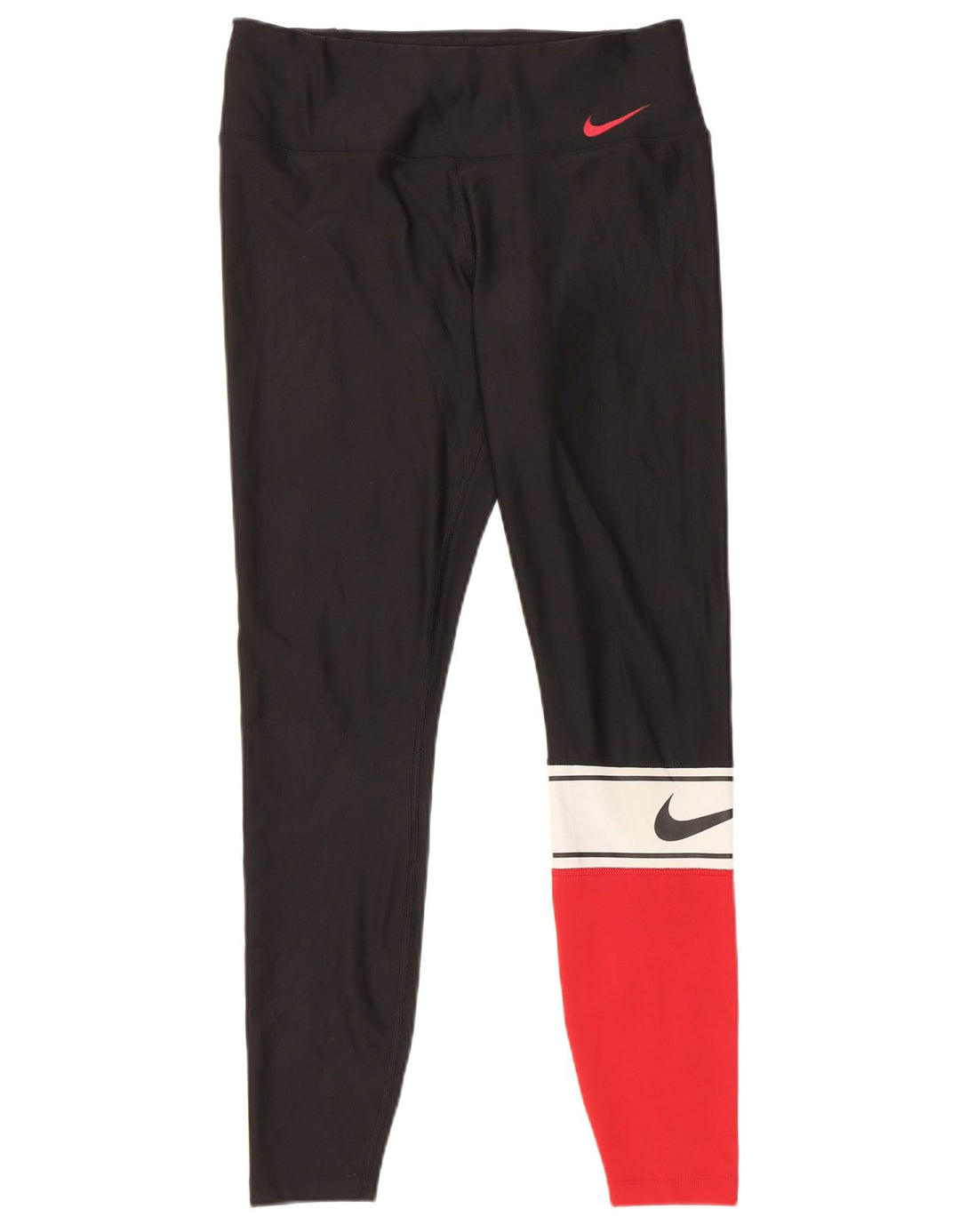 Leggings Nike Dri Fit para mujer UK 44 Mediano Negro Colorblock Poliéster