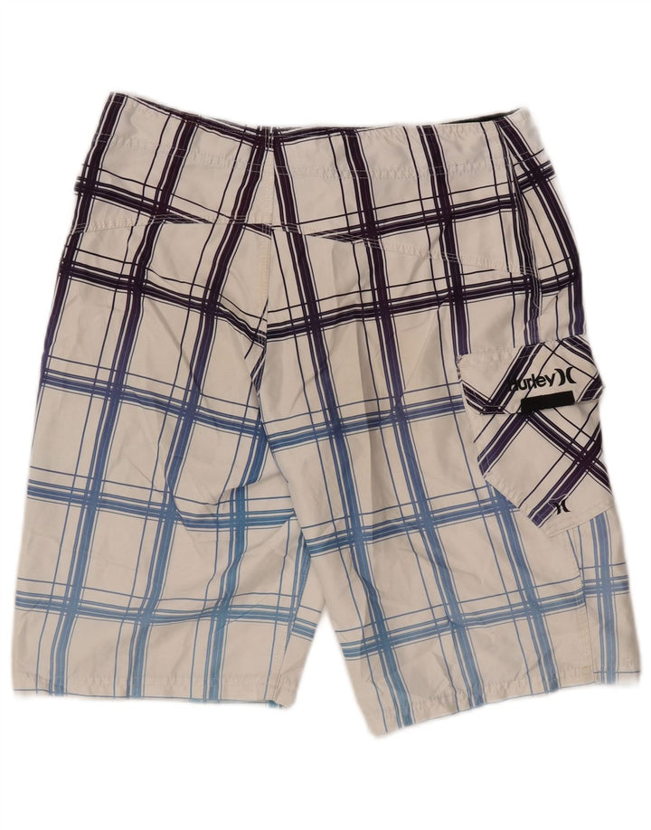 HURLEY Bañador para Hombre Medium White Check