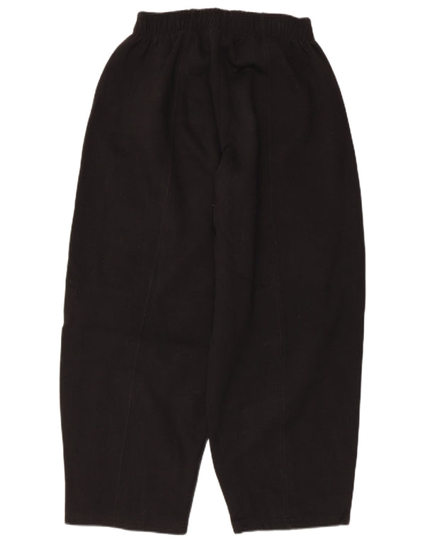 Zara Mujer Pantalones De Chándal UK 42 Mediano Negro Algodón