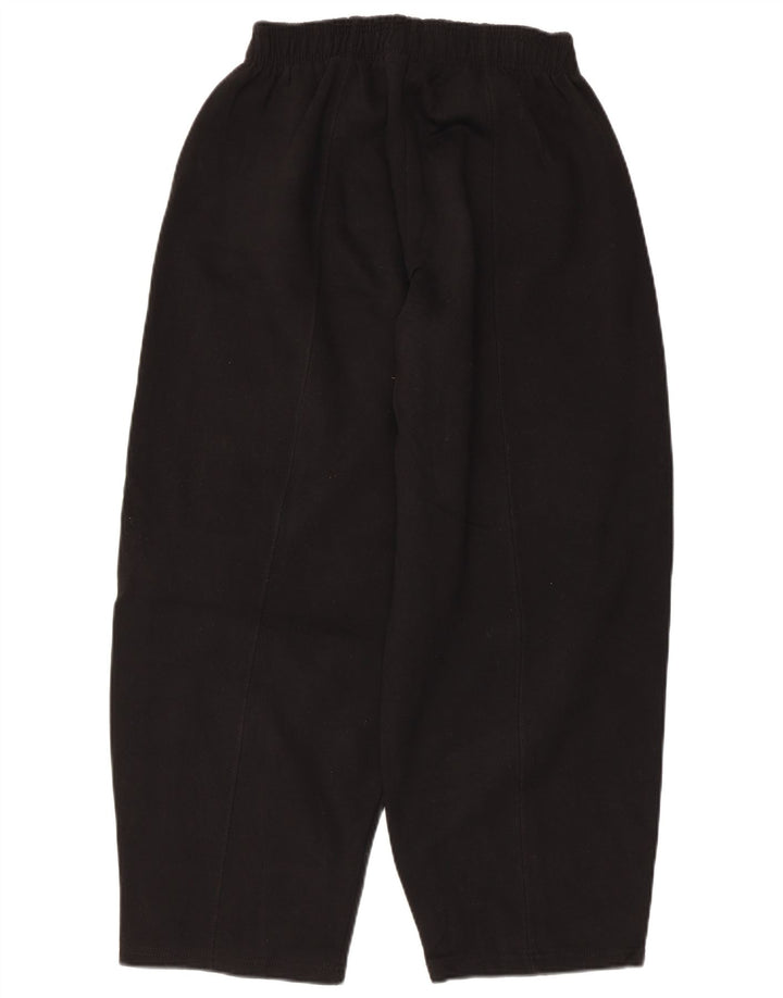 Zara Mujer Pantalones De Chándal UK 42 Mediano Negro Algodón