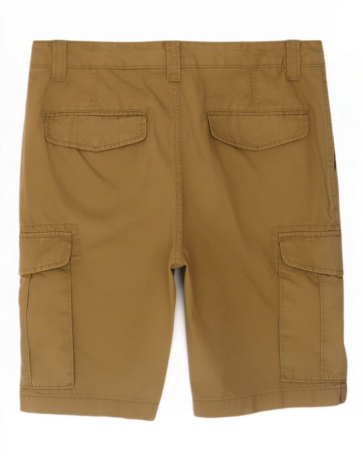 Marks & Spencer Shorts Cargo para Hombre W32 Algodón Caqui Medio