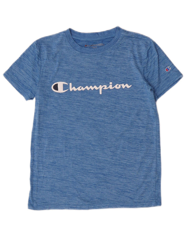 Champion Camiseta gráfica para niño 10-11 años Poliéster moteado azul