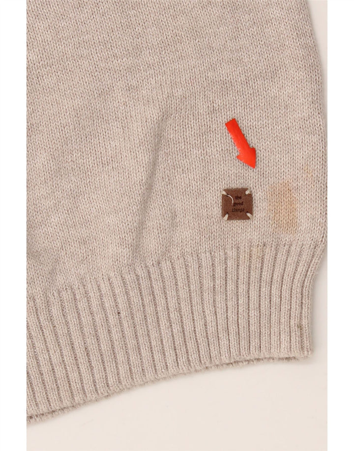 Zara Jersey para niño con cremallera en el cuello 13-14 años Beige