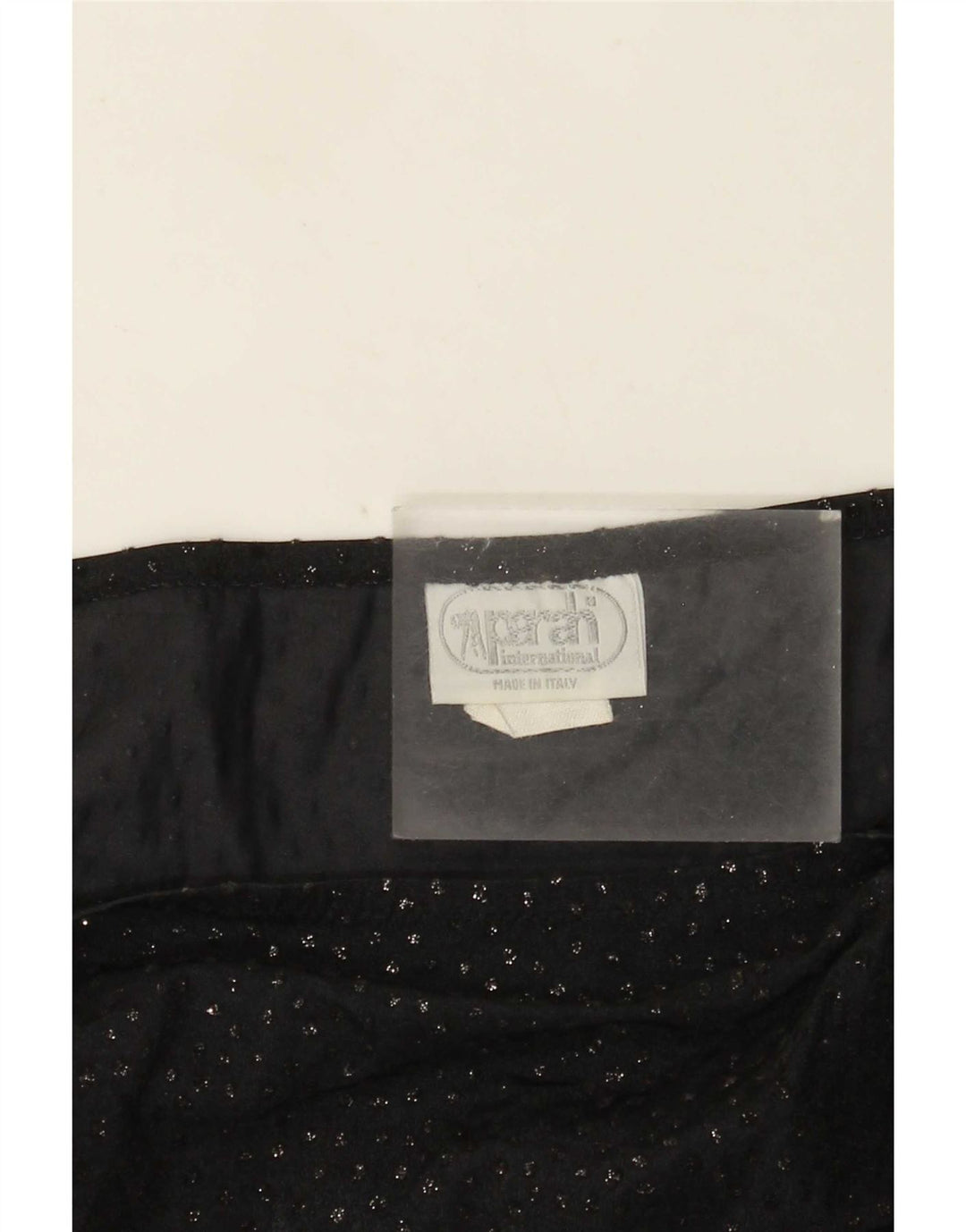 Falda Asimétrica Transparente Para Mujer Parah Mediana W28 Poliamida Negra