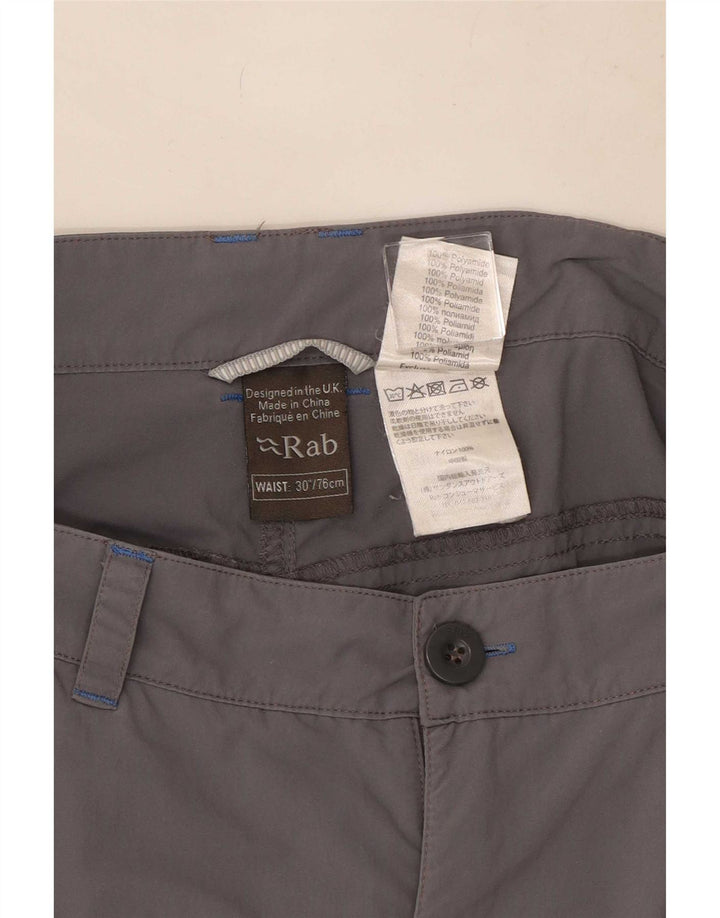 Pantalones cortos chinos Rab Mujer W30 Poliéster gris medio