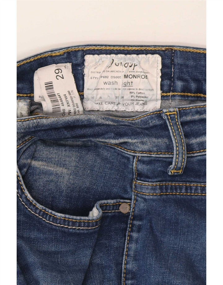 Vaqueros Dondup Mujer Slim W29 L27 Algodón Azul