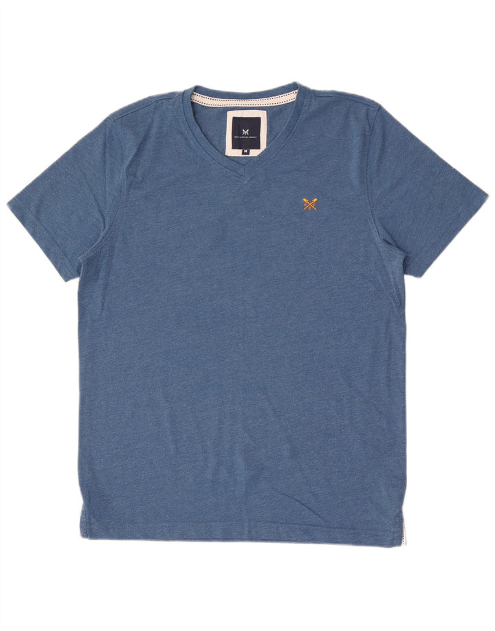 CREW CLOTHING Camiseta para hombre Top Algodón azul medio
