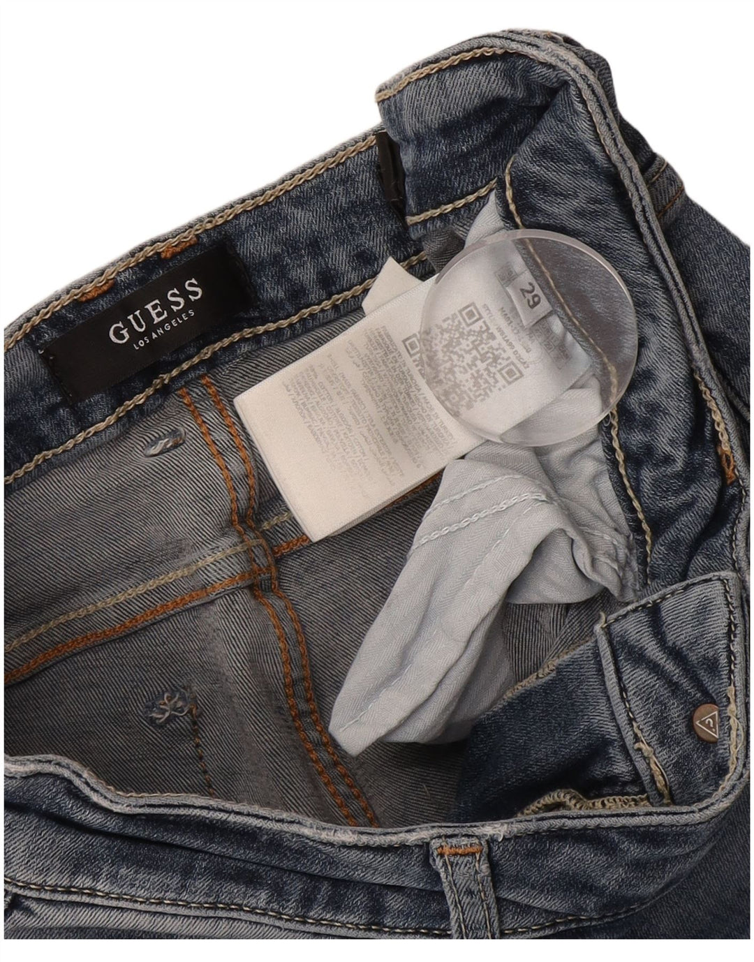 Vaqueros Guess Mujer Annette Skinny W29 L26 Algodón Azul