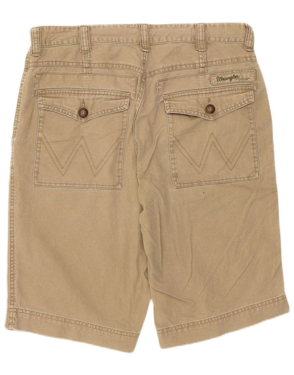 Wrangler Mens Morse Chino Shorts W31 Algodón Beige Medio