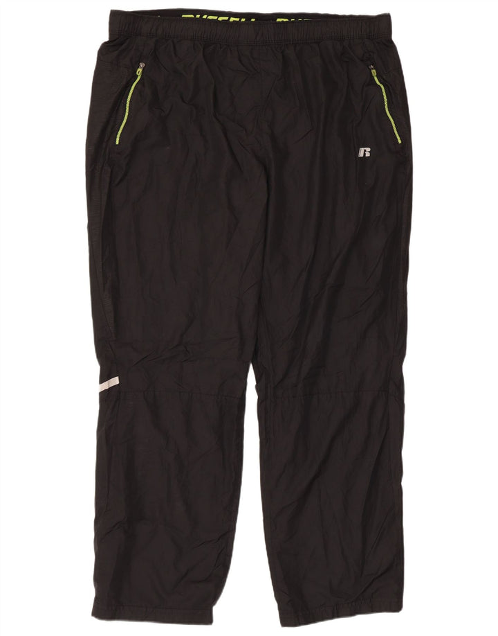 Russell Athletic Pantalones de Chándal para Hombre UK 40/42 XL Negro Poliéster