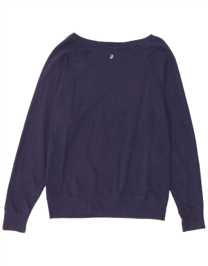 RUSSELL ATHLETIC Sudadera para mujer Jumper UK 14 Medium Azul marino Algodón