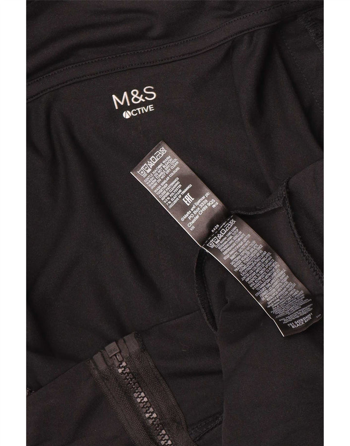 Marks & Spencer Chaqueta de Chándal para Mujer UK 40 XL Negro Colorblock
