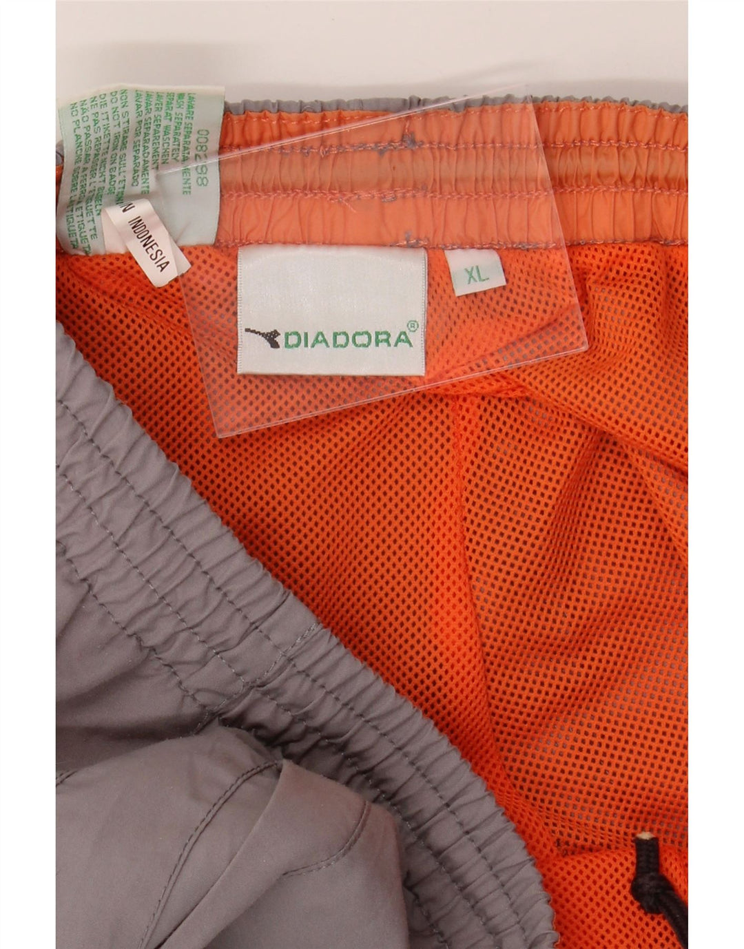 DIADORA Mens Tracksuit Trousers Joggers XL  Grey Polyester Vintage Diadora and Second-Hand Diadora from Messina Hembry 