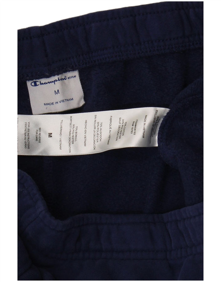 Champion Pantalones De Chándal Para Hombre Algodón Azul Marino Mediano