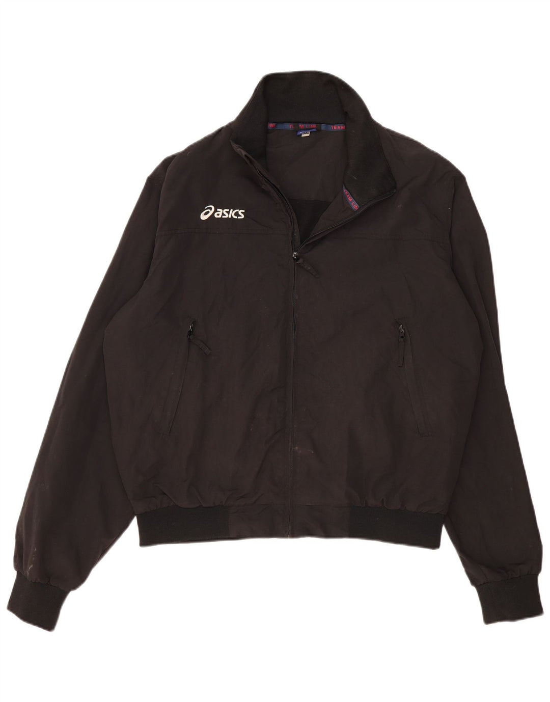 Asics Chaqueta Bomber para Hombre UK 44 2XL Nylon Negro