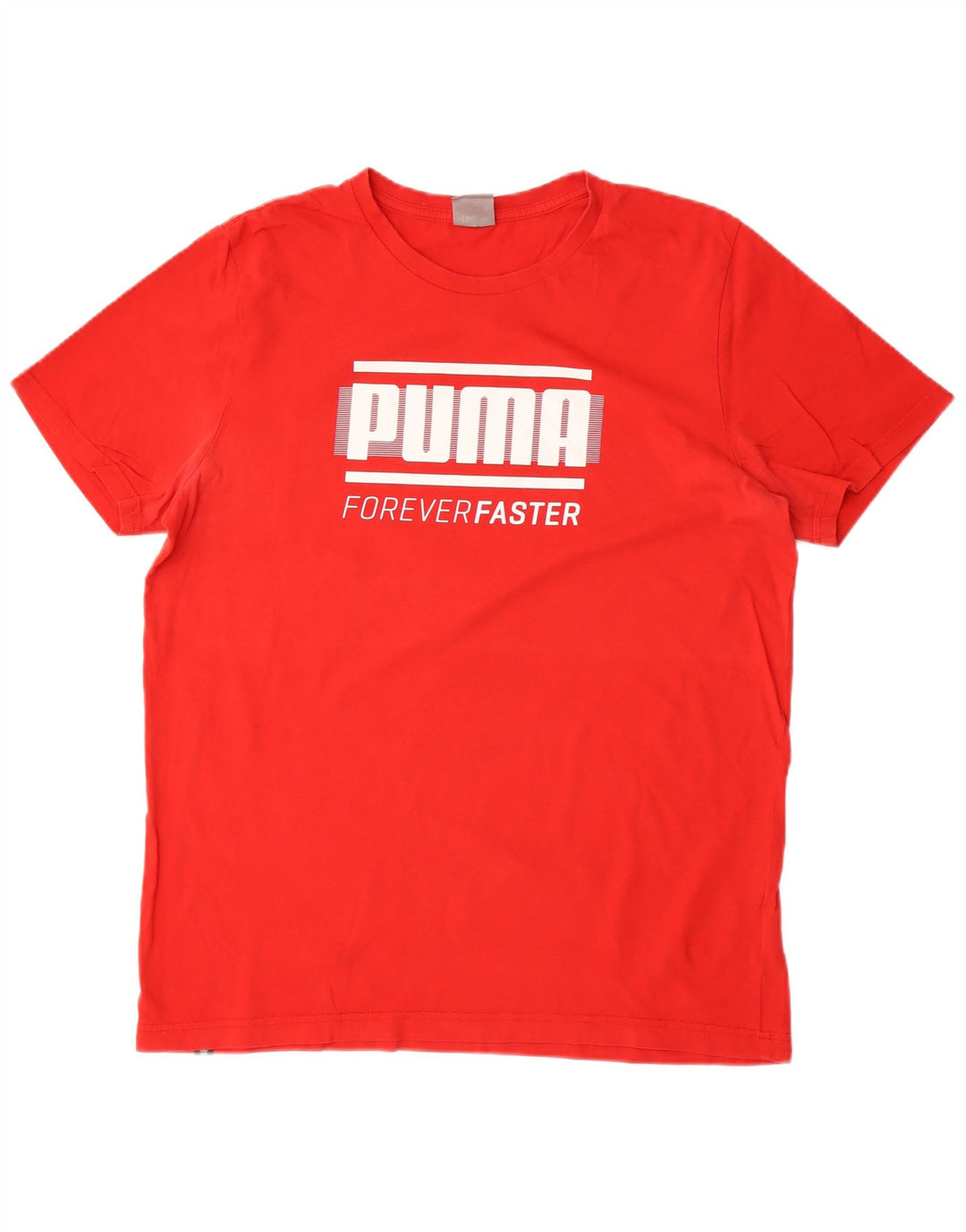 Puma - Camiseta gráfica para hombre, talla grande, algodón rojo